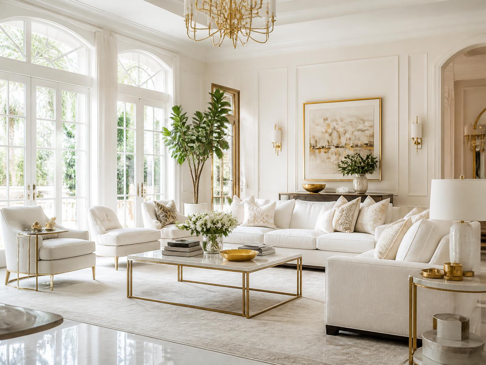Immaculately cleaned bright living room